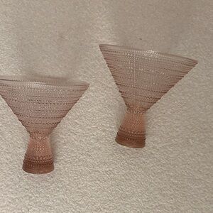 Elegant Pink light pink Glass margarita